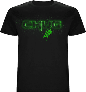 Solar T-Shirt black with Chug Life logo