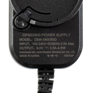 CPS9V500 - Pedal Power Supply 9 Volts, 500mA